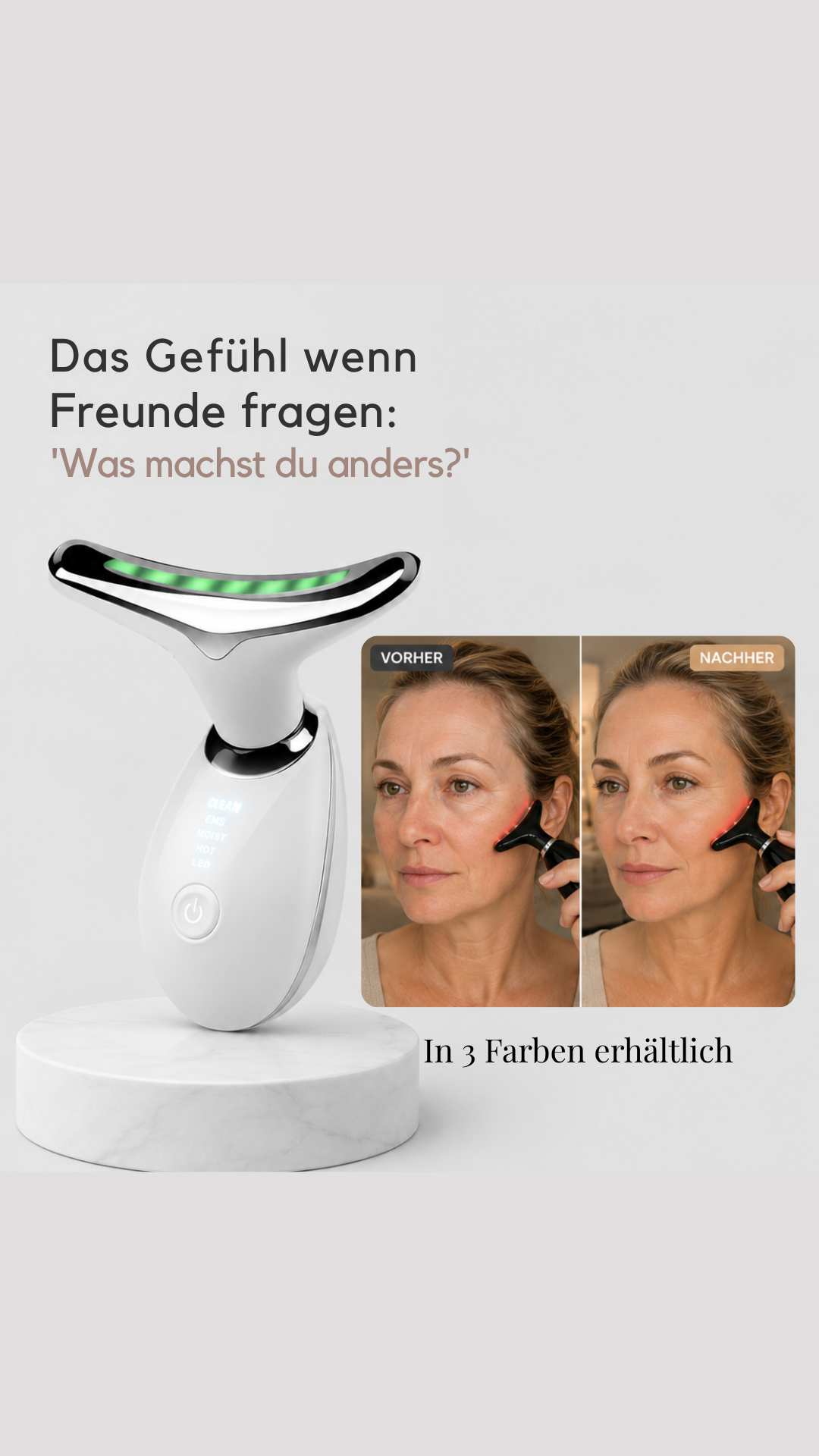 Lamuno FaceLift Pro - EMS & LED Gesichtsgerät