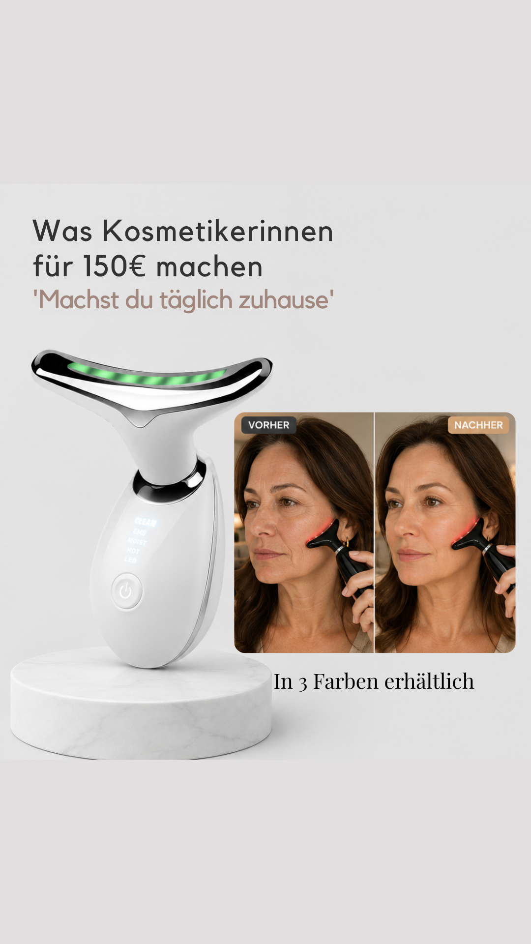 Lamuno FaceLift Pro - EMS & LED Gesichtsgerät