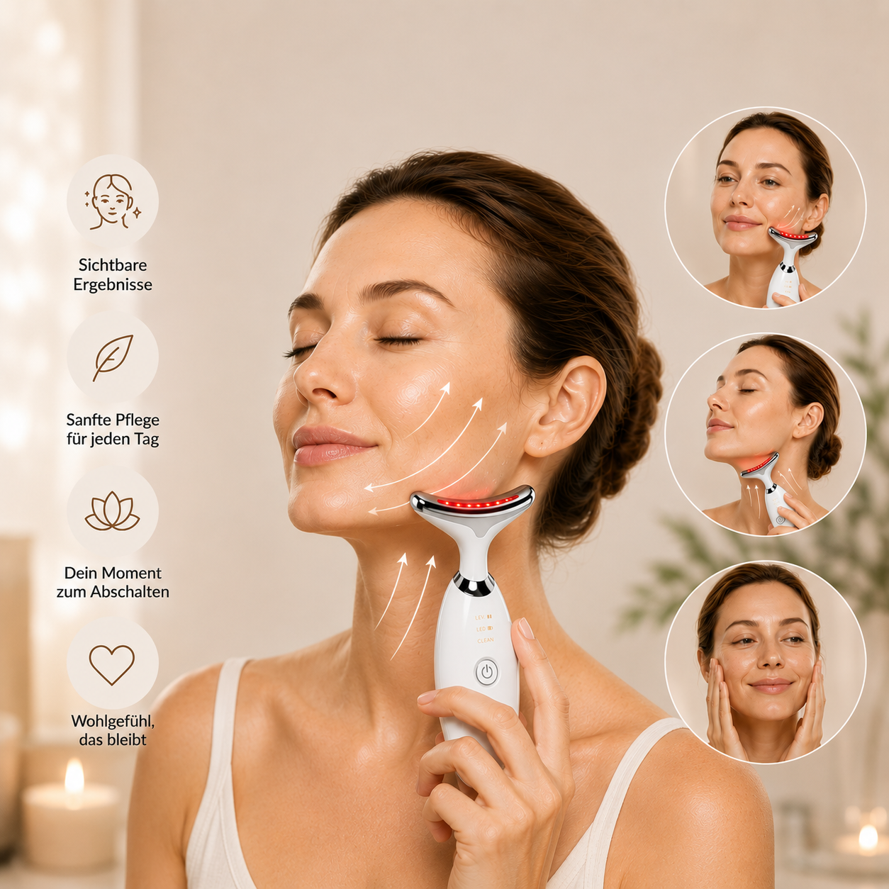 Lamuno FaceLift Pro - EMS & LED Gesichtsgerät